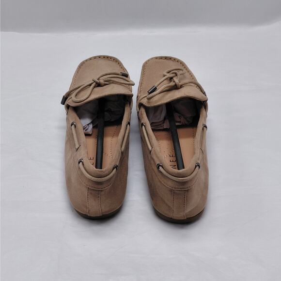 Journee Collection Womens 6 Thatch Taupe Moccasin Loafer Flats Slip On Comfort - Picture 5 of 10